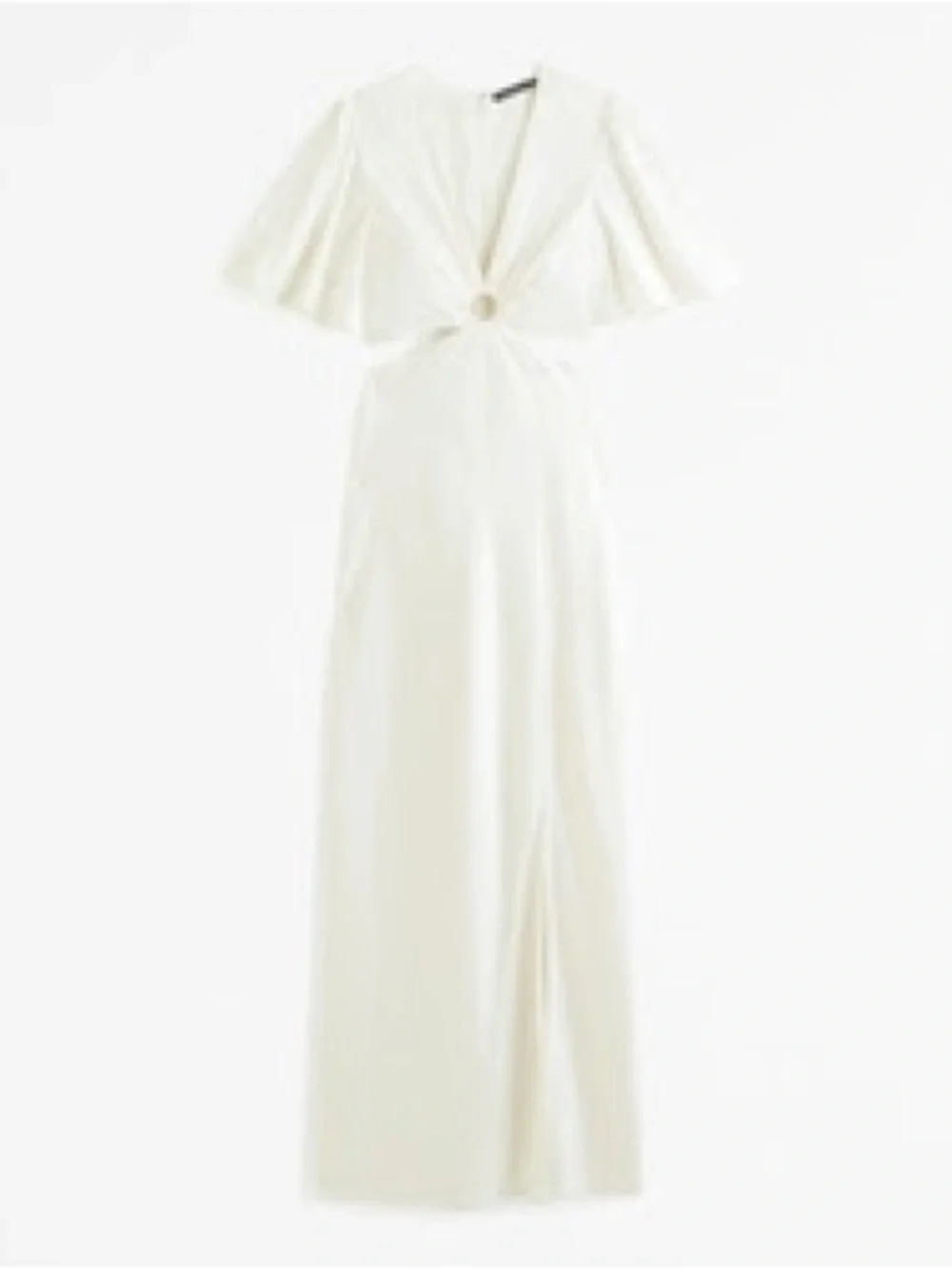 Abercrombie & Fitch White Cut Out Dress